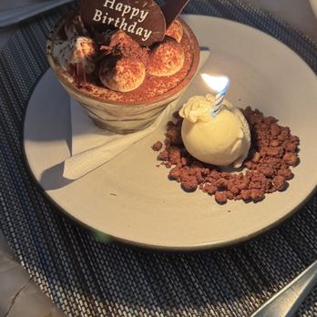 Lago - Birthday tiramisu - Italian Near Me - Las Vegas, Nevada Lago - Birthday tiramisu - Italian Near Me - Las Vegas, Nevada