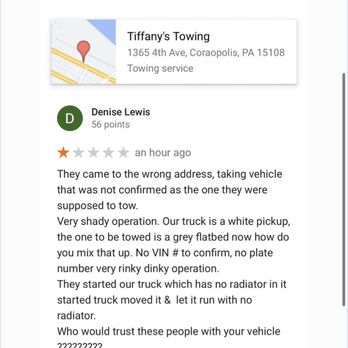 Tiffany's Towing - Towing Near Me - Coraopolis, Pennsylvania Tiffany's Towing - Towing Near Me - Coraopolis, Pennsylvania