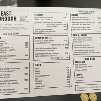 East Borough - Menu - Cafes Near Me - Adelaide, SA East Borough - Menu - Cafes Near Me - Adelaide, SA