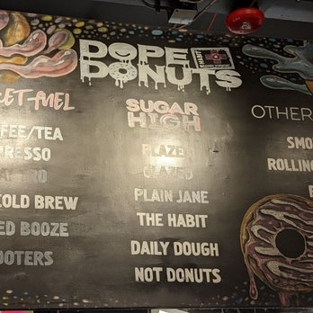 Dope Donuts - Menu 12.30.21 - Donuts Near Me - Denver, Colorado