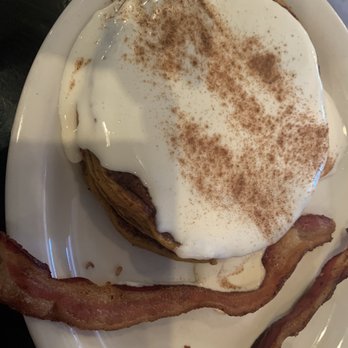 The Committed Pig - Uncooked pumpkin pancakes!!!! Stay away or you'll eat raw pancake mixture! - Breakfast & Brunch Near Me - Morristown, New Jersey The Committed Pig - Uncooked pumpkin pancakes!!!! Stay away or you'll eat raw pancake mixture! - Breakfast & Brunch Near Me - Morristown, New Jersey