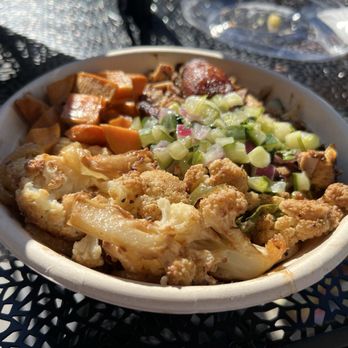 The Angry Jerk - Pulled Jerk Chicken Bowl - Caribbean Near Me - Columbia, Maryland The Angry Jerk - Pulled Jerk Chicken Bowl - Caribbean Near Me - Columbia, Maryland