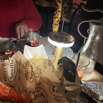 Cafe Sevilla - Pan con tamate and Pollo Brocheta/Carne Brocheta - Spanish Near Me - San Diego, California