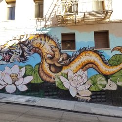 Chinatown Mural - Tiger/dragon