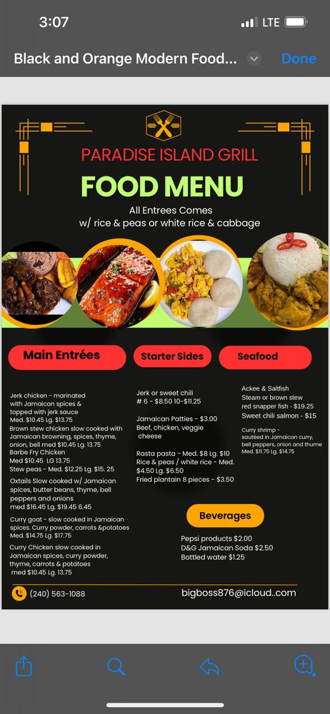 Paradise Island Grill