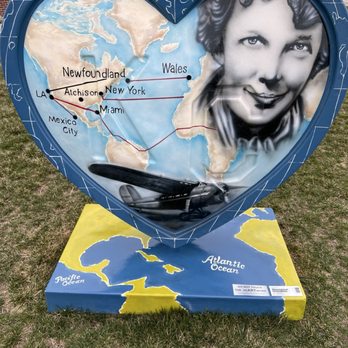 Amelia Earhart Hangar Museum - KC Hearts on Parade comes to Atchison! - Art Museums Near Me - Atchison, Kansas Amelia Earhart Hangar Museum - KC Hearts on Parade comes to Atchison! - Art Museums Near Me - Atchison, Kansas