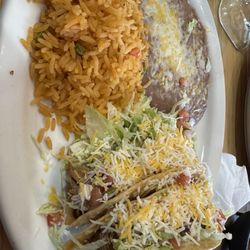 El Molcajete Mexican Grill - Two beef tacos