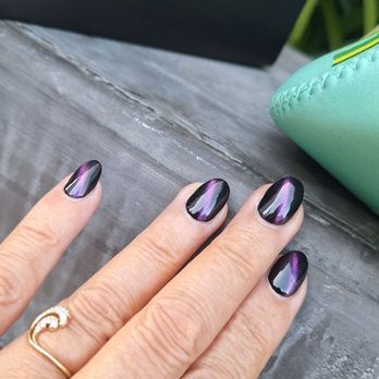 Mimi Nails Salon - I wanted to try the Metallica theme to my favorite color, Purple. Mimi did the rest - Nail Salons Near Me - Aiea, Hawaii