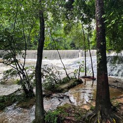 Ivy Creek Greenway - Old Woodward Mill Dam located just off Hwy 20 inside the I-85 Southbound exit loop.