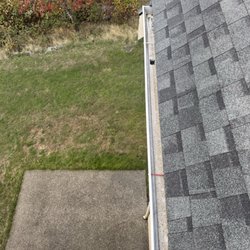 GEHM Roof & Gutter Cleaning - after: cleaned gutter