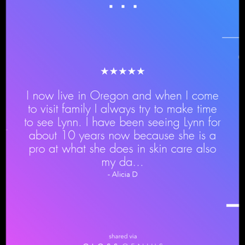Ageless Skincare - Words cannot convey enough how lucky and grateful I am to still see Alicia when she visits from Oregon!! - Skin Care Near Me - San Jose, California Ageless Skincare - Words cannot convey enough how lucky and grateful I am to still see Alicia when she visits from Oregon!! - Skin Care Near Me - San Jose, California