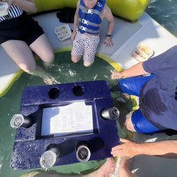 Lime Out - Floating trays are sent out with menus, drinks, tacos and payment ...etc