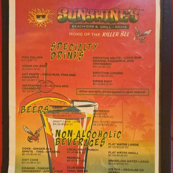 Sunshine Grill - Bars Near Me - St Kitts, SA Sunshine Grill - Bars Near Me - St Kitts, SA