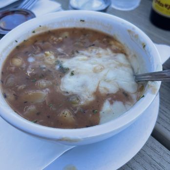 Mersea's - Clam Chowder...mixed red and white. - Bars Near Me - Avila Beach, California Mersea's - Clam Chowder...mixed red and white. - Bars Near Me - Avila Beach, California
