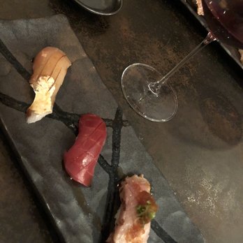 Sushi Note - Toro middle and right ( my fave ) raw and seared - done so well ! - Sushi Bars Near Me - Los Angeles, California Sushi Note - Toro middle and right ( my fave ) raw and seared - done so well ! - Sushi Bars Near Me - Los Angeles, California