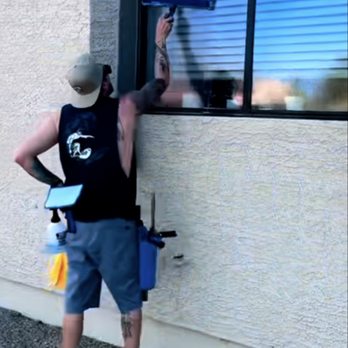 Dudes and Sudz - Window cleaning a residential house in Desert Hills Estates Phoenix Arizona - Window Washing Near Me Dudes and Sudz - Window cleaning a residential house in Desert Hills Estates Phoenix Arizona - Window Washing Near Me