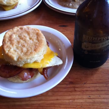 Pine State Biscuits - Cold brew and bacon egg and cheddar biscuit. - Southern Near Me - Portland, Oregon Pine State Biscuits - Cold brew and bacon egg and cheddar biscuit. - Southern Near Me - Portland, Oregon