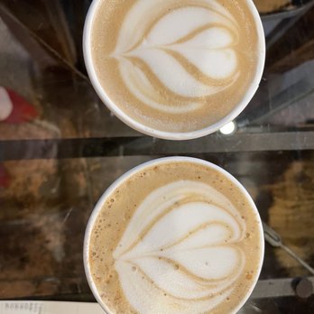 Mural City Coffee Company - Two lattes... and beautifully done (tasty too) - Coffee & Tea Near Me - Dothan, Alabama Mural City Coffee Company - Two lattes... and beautifully done (tasty too) - Coffee & Tea Near Me - Dothan, Alabama