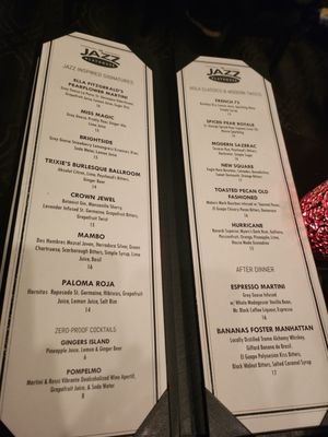 Menu photo 4 The Jazz Playhouse New Orleans, LA