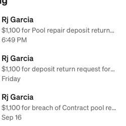 RJG Elite - Deposit return requests