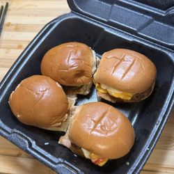 Burger Detour - #3 Cheeseburger Slider Pack Combo (4)