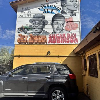 Mrs White's Golden Rule Cafe - Mural on the wall - Soul Food Near Me - Phoenix, Arizona Mrs White's Golden Rule Cafe - Mural on the wall - Soul Food Near Me - Phoenix, Arizona