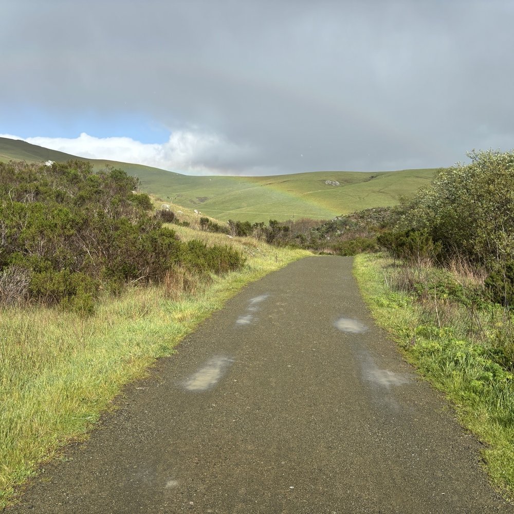 Harmony Headlands State Park - Rainbow looking back toward the parking lot - Parks Near Me - Cayucos, California Harmony Headlands State Park - Rainbow looking back toward the parking lot - Parks Near Me - Cayucos, California