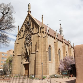 Loretto Chapel - Outside the chapel - Churches Near Me - Santa Fe, New Mexico