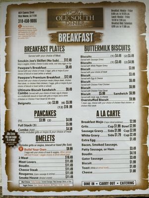 Menu photo 7 Belle's Ole South Diner West Monroe, LA Menu photo 7 Belle's Ole South Diner West Monroe, LA
