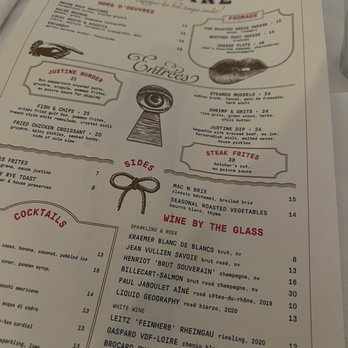 Justine - Menu - French Near Me - New Orleans, Louisiana Justine - Menu - French Near Me - New Orleans, Louisiana