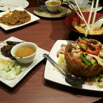 Malay Satay Hut - Forgot to take a shot before we ate lol - Malaysian Near Me - Bellevue, Washington