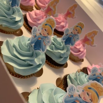Our Sweet Bites - Disney Princess Inspired Cupcakes with paper toppers. - Desserts Near Me Our Sweet Bites - Disney Princess Inspired Cupcakes with paper toppers. - Desserts Near Me