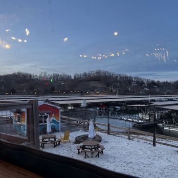 Marina Station - View from our enclosed patio seating. - Bars Near Me - Hiawassee, Georgia Marina Station - View from our enclosed patio seating. - Bars Near Me - Hiawassee, Georgia