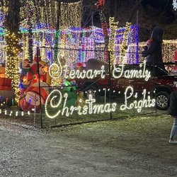 Stewart Family Christmas Light Display - Entrance