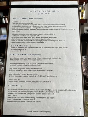 Menu photo 6 La Tapa Plage Saint John, VI Menu photo 6 La Tapa Plage Saint John, VI