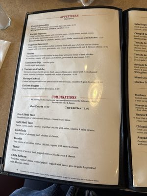Menu photo 6 El Palmar Mexican Restaurant Carmichael, CA