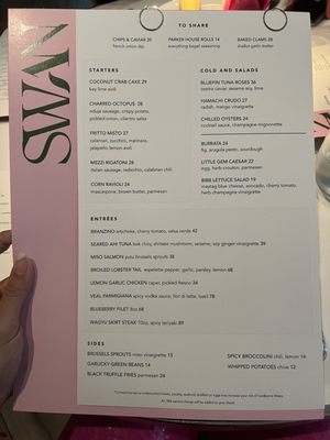 Menu photo 6 Swan Miami, FL