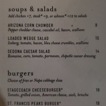 Stagecoach Smokehouse - Soups and salads, Burgers - Steakhouses Near Me - Sedona, Arizona Stagecoach Smokehouse - Soups and salads, Burgers - Steakhouses Near Me - Sedona, Arizona