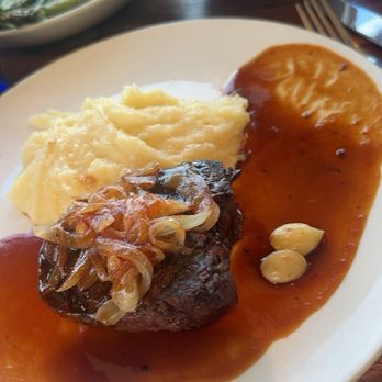 The Cannery - Bodhi's filet mignon with mashed potatoes - Seafood Near Me - Newport Beach, California