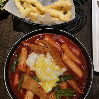 Sam Sunny - Spicy Rice Cakes with Fried Squid - Korean Near Me - New York, New York
