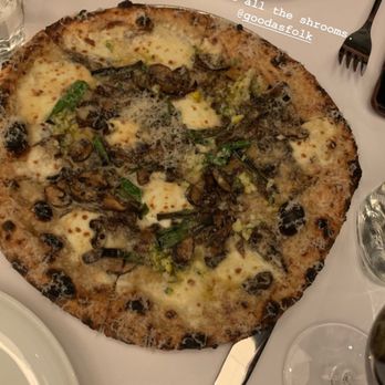 Folk - Mushroom pizza - New American Near Me - Nashville, Tennessee