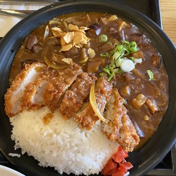 ABIKO CURRY - Eggplant Curry Rice with Pork Cutlet - Japanese Near Me - Palisades Park, New Jersey