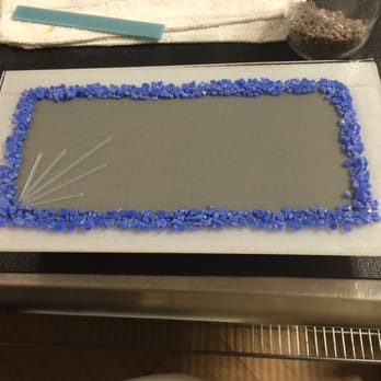 A Glass Act - Platter before... - Art Classes Near Me - Hoboken, New Jersey