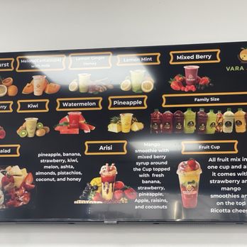 Vara Juice - Menu - Coffee & Tea Near Me - Paterson, New Jersey