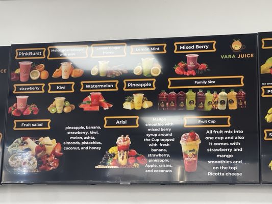 Menu photo 3 Vara Juice Paterson, NJ