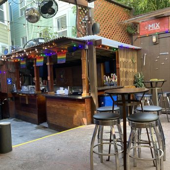 The Mix - Back patio and the outdoor bar - Gay Bars Near Me - San Francisco, California The Mix - Back patio and the outdoor bar - Gay Bars Near Me - San Francisco, California
