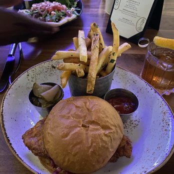 District 42 - Fried Chicken Sandwich - Cocktail Bars Near Me - Asheville, North Carolina District 42 - Fried Chicken Sandwich - Cocktail Bars Near Me - Asheville, North Carolina