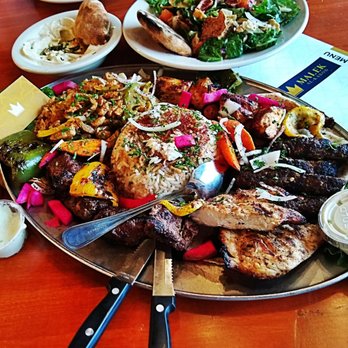 Malek Al-Kabob - Platter for 2 - Middle Eastern Near Me - Trenton, Michigan Malek Al-Kabob - Platter for 2 - Middle Eastern Near Me - Trenton, Michigan