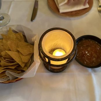 Maria's - Chips, salsa, and a candle. Nice. - Latin American Near Me - Nesconset, New York