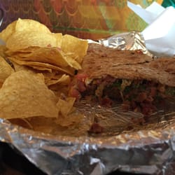 Cantina Fresh Mex Grill - Ground beef quesadilla w/the works
